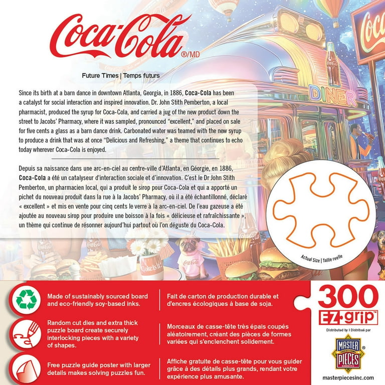 MasterPieces 300 Piece EZ Grip Jigsaw Puzzle - Coca-Cola Future