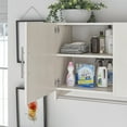 thumbnail image 3 of Systembuild Evolution Camberly Armoire murale 3 portes avec tringle de suspension Chêne ivoire, 3 of 8