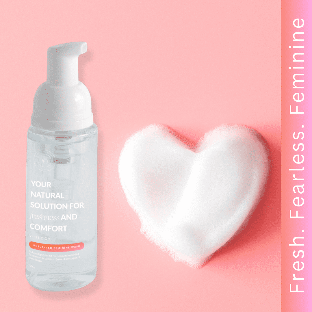 V-Ology Feminine Wash Daily Care Kit  Hydrating Feminine Foaming Wash For Sensitive Skin And All Natural Moisturizing Vulva Balm