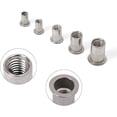 thumbnail image 4 of ORUYROP Stainless Steel Rivet Nuts Kit #8-32#10-24 1/4"-20 5/16"-18 3/8"-16 Threaded Insert Nutsert Rivnuts, 4 of 7