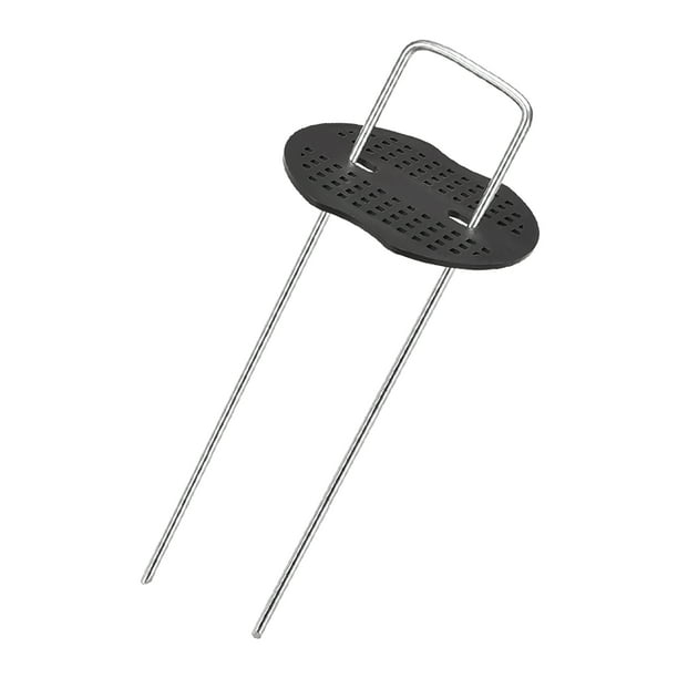 U-Shaped Garden Staples Stakes Pegs 200 x 40mm(LxW) Square with Gasket