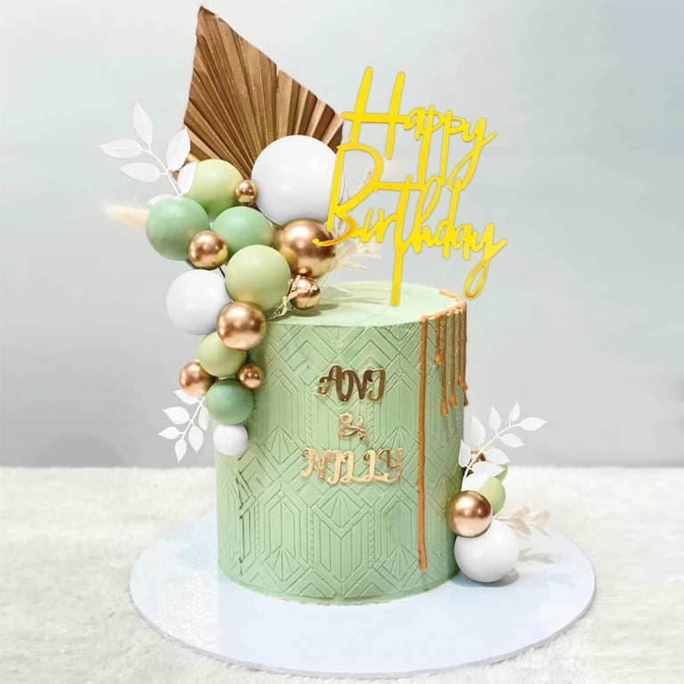 Set Of 9 Gold Butterfly Cake Toppers - PVC Decorations 2.3-3.0 Inches For Wedding, Birthday, Party Cakes & Cupcakes