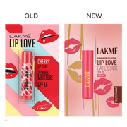 Lakmé Lip Love Cherry Chapstick – Tinted Lip Balm with SPF 15, 22H Moisture
