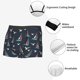 thumbnail image 3 of Balery Sailboat And Seagull Calzoncillos bóxer para hombre, ropa interior de algodón suave y transpirable con cinturilla de nailon-Medium, 3 of 5