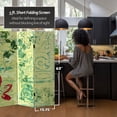 thumbnail image 5 of Oriental Furniture 5 1/4 ft. Garden Gate Canvas Room Divider - 6 Panel, 5 of 5