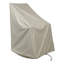 Shine Company Traditional Polyester Rocking Chair Cover in Beige