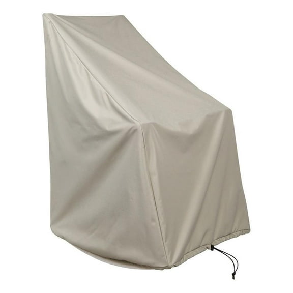 Shine Company Traditional Polyester Rocking Chair Cover in Beige