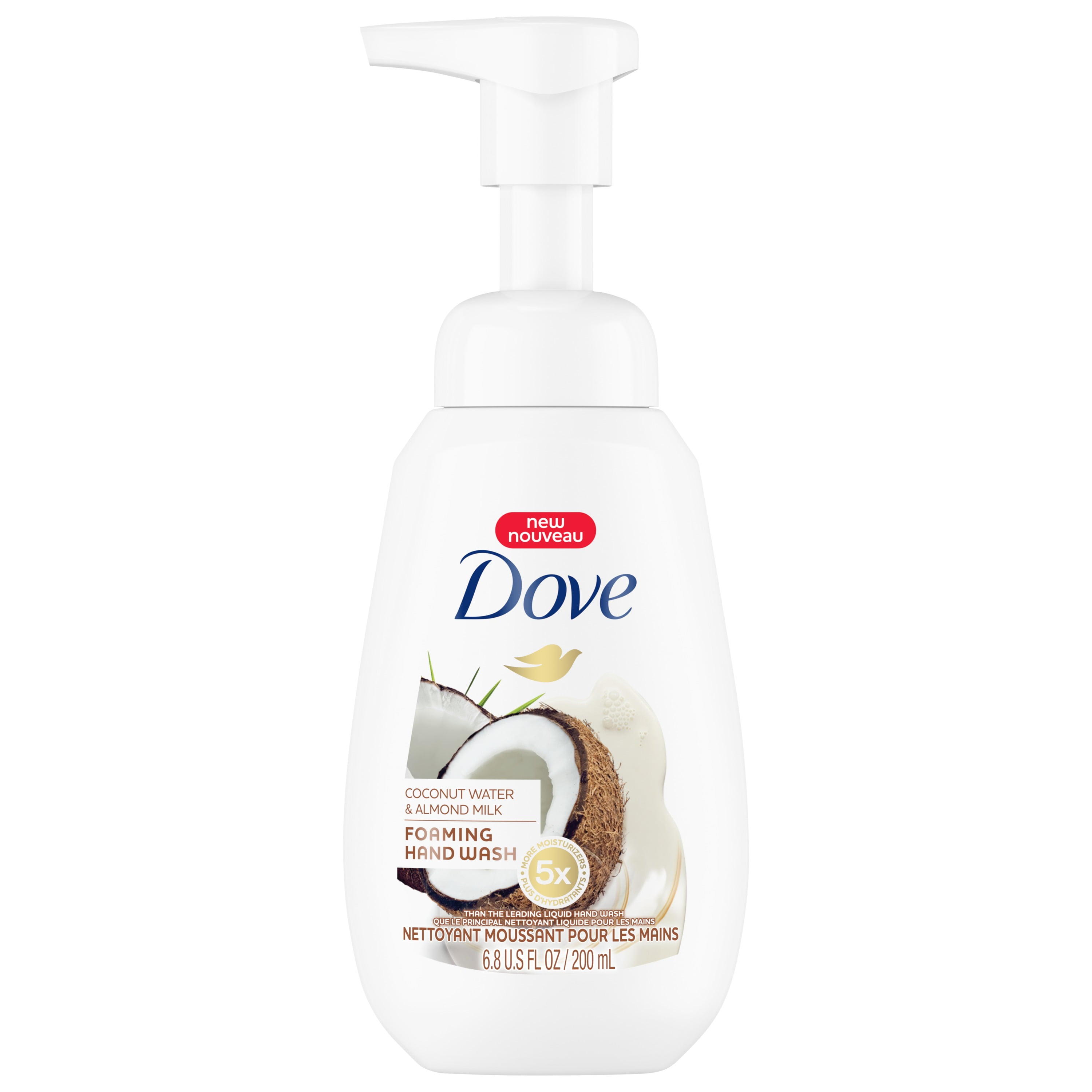 Dove Foaming Hand Wash Coconut Water & Almond Milk 6.8 oz - Walmart.com