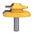 thumbnail image 2 of Woodworking Tenon Milling Cutter, 1/2in Shank 45 Degree Lock Miter Router Bit DIY Tools Professional  for Engraving for Drilling for Wood, 2 of 7