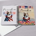 thumbnail image 4 of Freedom Manx on Independence Day 4th of July Spiral Bound Journal Cat Lover Kitten Owner Gifts 5x7in Spiral Notebook - 01005, 4 of 5