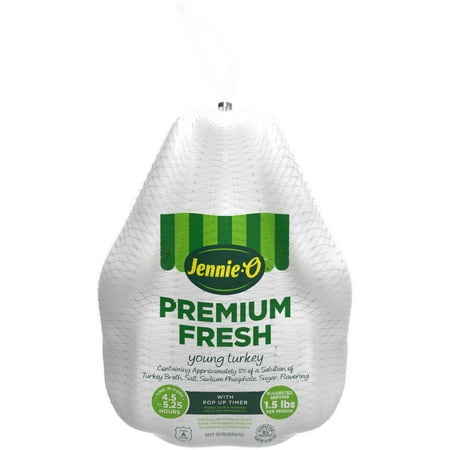 JENNIE-O Premium Fresh Young Turkey, Refrigerated, 10-16 lb Plastic Wrap