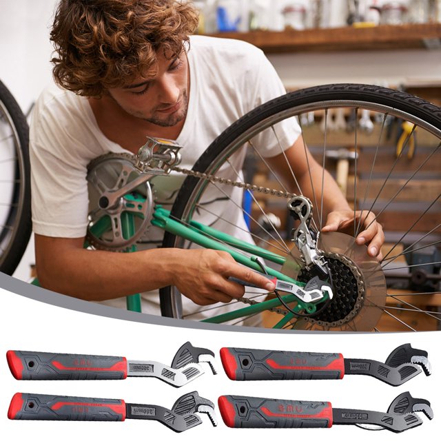 Multifunctional Pipe Wrench Tool - Industrial Grade Fast Adjustable Wrench for Plumbing, Construction & Mechanical Work