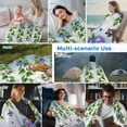 thumbnail image 5 of Spring Flowers Cooling Blanket,Lightweight Breathable Summer Throw Blanket with Double Sided Cold Effect,Summer Botanical Butterfly Watercolor Picnic Blankets Bed Sheet for Hot Sleepers 30"x40", 5 of 8
