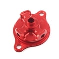 thumbnail image 3 of ZS Aluminum Motorcycle Oil Filter Cap Cover For Honda CRF450X 05-17 CRF450R 02-08 ATV Red, 3 of 8
