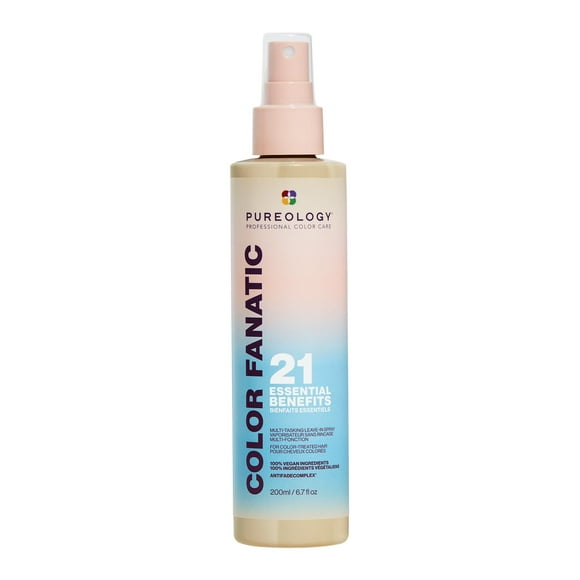 Pureology Color Fanatic Leave-in Conditioner Hair Treatment Detangler Spray | Protects Hair Color From Fading | Heat Protectant | Vegan | 6.7 Fl Oz