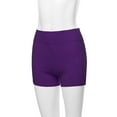 thumbnail image 5 of A2Y Women's Basic Solid Premium Cotton High Rise Bike Shorts Dark Purple 4XL, 5 of 5