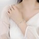 thumbnail image 3 of Pulseras para mujeres, adolescentes y niñas, pulsera de cadena con dije de corazón de amor, joyería de moda, regalos modernos y minimalistas, 3 of 5