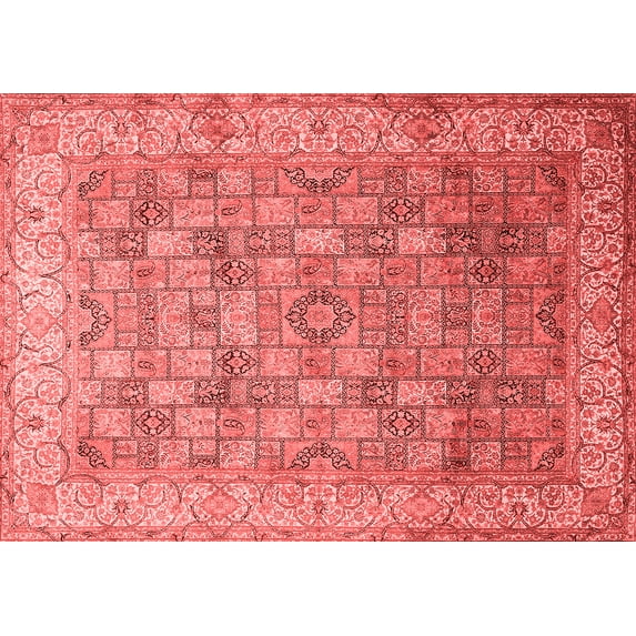 Ahgly Company Indoor Rectangle Persian Red Traditional Area Rugs, 2' x 4'