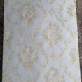 thumbnail image 2 of 1 Roll Non-self-adhesive Wall Paper, 3D Three-dimensional Embossed Fine European Damask Wallpaper, Thickened Static Pressure, Luxury, Non-woven, For Living Room Bedroom TV Background Senior Sense Wal, 2 of 4