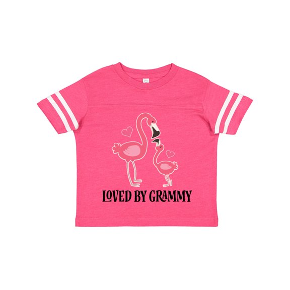 Inktastic Grammy Loves Me Flamingo Grandchild Girls Toddler T-Shirt