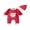 Red, variant on RUINIXCW Boys Christmas Clothes Long Sleeve Santa Claus Embroidery Romper Hat