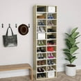 thumbnail image 5 of vidaXL Shoe Cubby Shoe Cabinet with 22 Compartments Shoe Rack Organizer Holder, 5 of 24