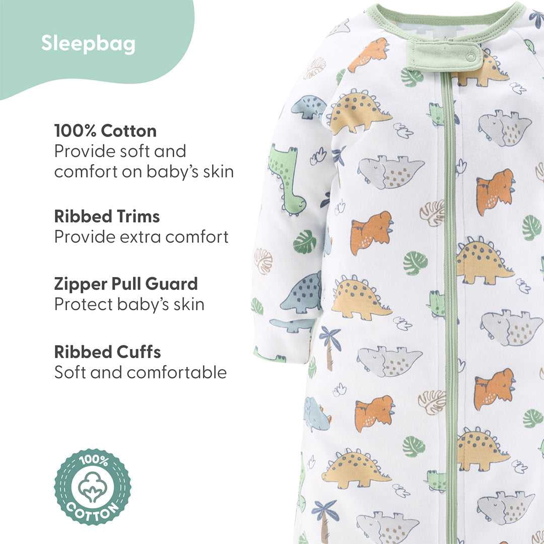 The Peanutshell Newborn Layette Gift Set for Baby Boys or Baby Girls, 23 Essential Pieces, Dino, 0-3 Months