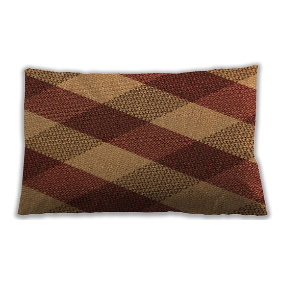 Ahgly Company Indoor Rectangular Contemporary Lumbar Throw Pillow, 13 inch by 19 inch