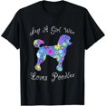 thumbnail image 1 of Playera Divertida y Linda de Poodle Floral para Amantes de Perros - Regalo Ideal para Mujer, Talla M a 4XL, 1 of 7