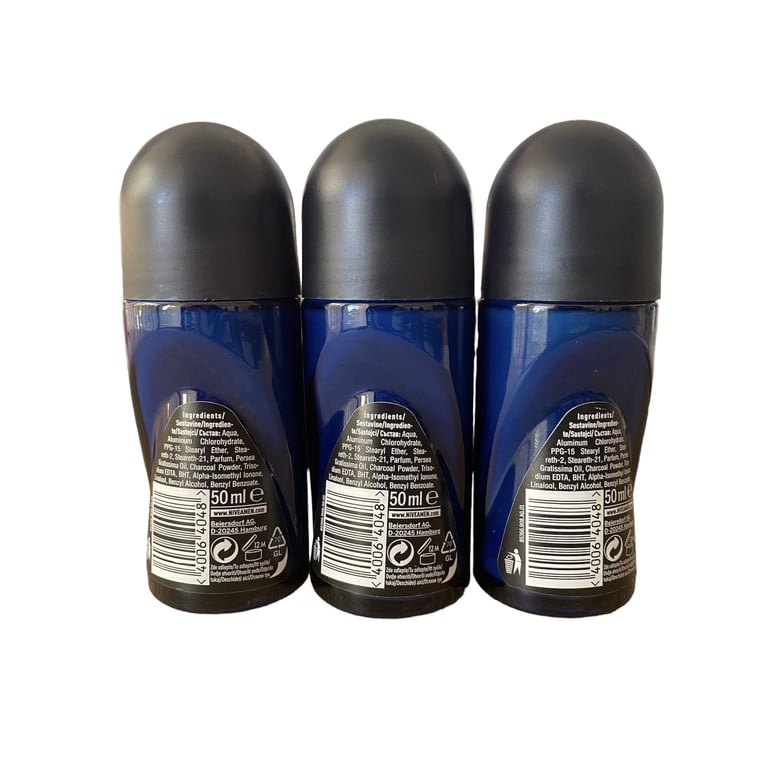 Nivea For Men Deodorant Roll-On Dimension - Dark Wood + Espresso +