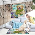 thumbnail image 7 of Qxltty Golden Retriever Cat litter Pads Pet Set of 3 Diaper Mats Center Anti-leakage Layer Absorbent Soft and Comfortable, 7 of 7