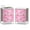 Tie-Dye Pink, variant on Sorbus 2 Drawer Bedside Nightstand End Table Bedroom Dresser, Pastel Colors Tie-Dye Sparkle
