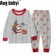 thumbnail image 2 of Conjunto de ropa de Navidad para niños y niñas, pijamas de manga larga, camiseta, Tops y pantalones, 2 piezas, ropa para el hogar, trajes de Año Nuevo, 2 of 4