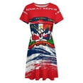 thumbnail image 4 of Dominican Republic Sundress Short Sleeve Dress Summer Women Clothes Dress for Women Dresses, 4 of 7