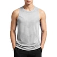 thumbnail image 5 of IhhxPro Men's Quick Dry Tank Top Sleeveless Workout Shirt Breathable Summer Gym Running Vest Loose Fit Cotton Athletic Casual Training Bodybuilding M-3XL, 5 of 7