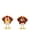 2 Pack丨Set A, variant on zhonghuaying 1 pack Thanksgiving Turkey Figurine, Fall Bird Ornament for Holiday Display