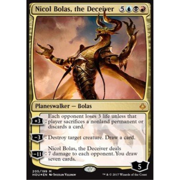 Magic: the Gathering - Nicol Bolas, the Deceiver - Hour of Devastation