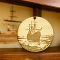 thumbnail image 2 of Ornament - World's Most Awesome Captain Raw Wood, 2 of 7