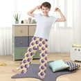thumbnail image 5 of Wobogo Purple Flame Baseballs Long Pajama Pants Bottoms Soft Sleepwear with Pockets, 5 of 9