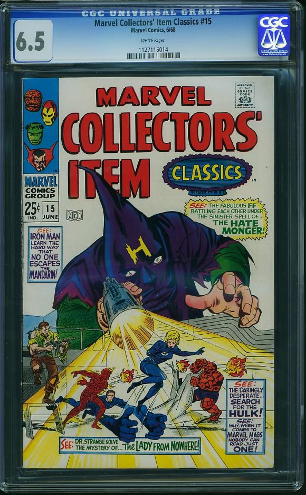 Cover of Marvel Collectors' Item Classics #15