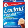 5 Pack Lactaid Fast Act Lactase Enzyme Supplement 32 Caplets Each