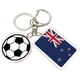 thumbnail image 1 of Yanonmyfd 2026 World Cup Soccer Keychain - 2026 World Cup Flag Keychain, Soccer Fan Gift & Souvenir (2PCS),New Zealand, 1 of 48