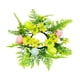 thumbnail image 4 of Adornos de guirnalda de anillo de velas Pilar de decoración de Pascua Corona de candelabros Corona artificial para la cocina Acción de Amarillo, 4 of 8