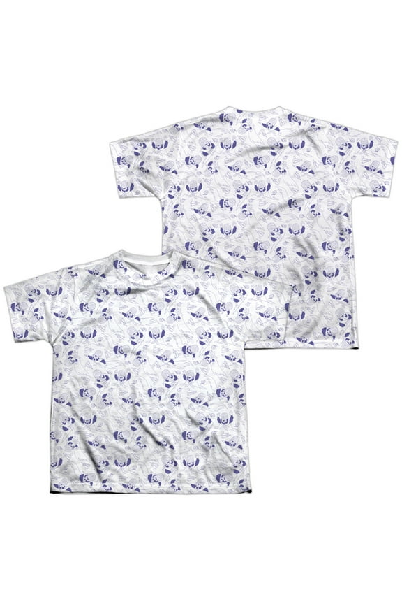 Powerpuff Girls - Mojo Jojo Pattern (Front/Back Print) - Youth Short Sleeve Shirt - X-Large