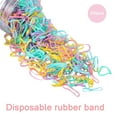 thumbnail image 3 of Elastic Hair Rubber Bands, 500Pcs Mini Hair Elastics No Damage Baby Hair Ties Small Tiny Ponytail Bands Stretch Elastics for Girls Women Braiding Hair Accessories with Box Package - Spring color, 3 of 5