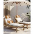 thumbnail image 5 of Pack of 2 Outdoor Lumbar Pillow Covers 11x16 Inch, Burnt Orange Ombre Stripe Waterproof Throw Pillow Covers Set, Farmhouse Simple Striped Indoor&Outdoor Decorative Cushion Cases for Patio Porch Car, 5 of 7
