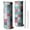 Blue Boho Pioneer, variant on 20oz Black Turquoise and Gray Floral Pattern Skinny Tumblers Stainless Steel Tumbler with Lid and Straw,Vacuum Insulated Double Wall Travel Tumbler Cups with Cleaning Brush for Coffee,Tea