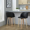 thumbnail image 5 of LumiSource Fran 24" Fixed-Height Counter Stool - Set of 2, 5 of 10