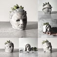 thumbnail image 1 of 1 Piece Horror Resin Succulent Planter Home Decor - Plants Not Included, 1 of 5