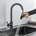 thumbnail image 6 of Senlesen Kitchen Faucet Matte Black Pull Out 360 Rotation Kitchen Sink Tap, 6 of 8